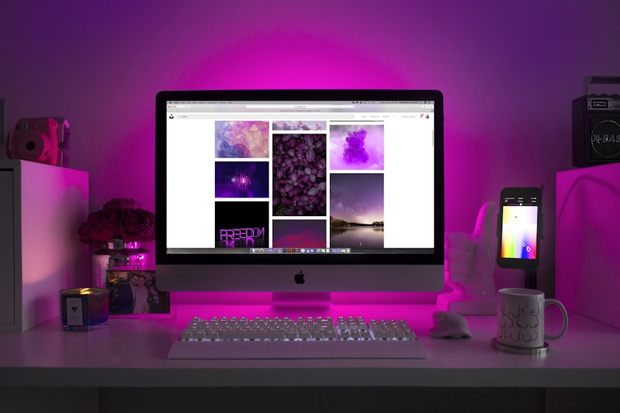 Desk setup